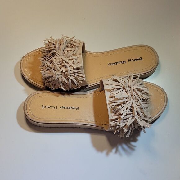 DIRTY LAUNDRY POM POM  SLIP ON ROUND TOE SANDAL - Picture 6 of 14
